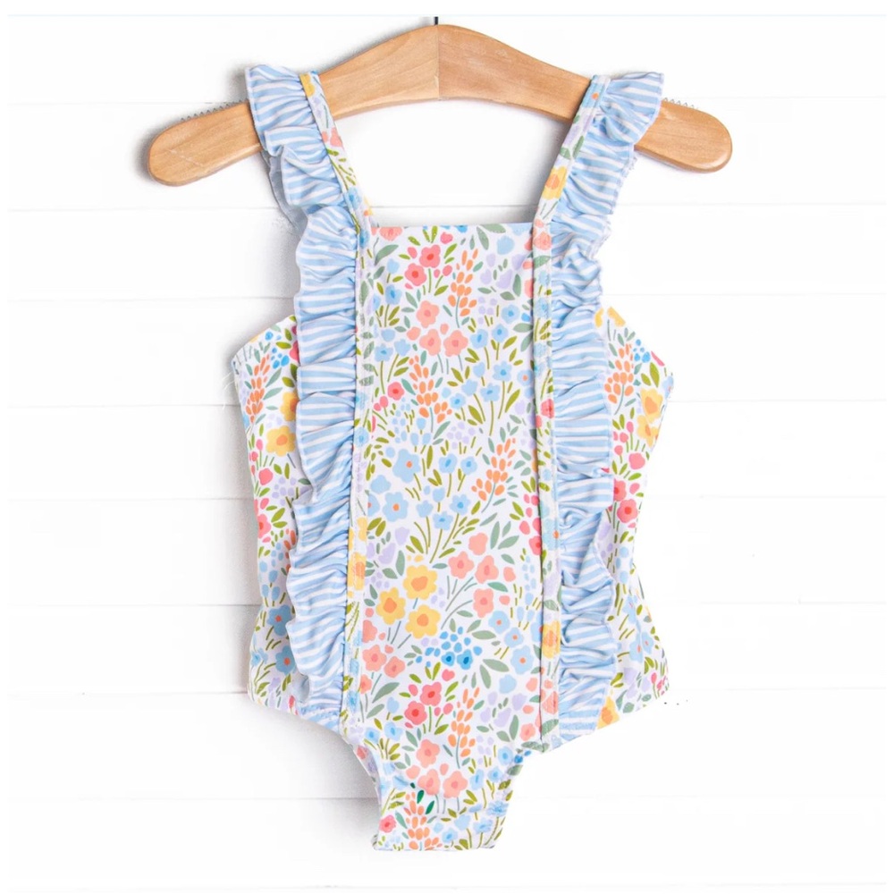 Stitchy Fish Petal Promises One Piece Swimsuit 3T